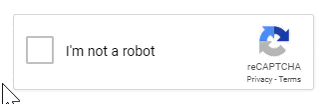 A recaptcha field in a survey